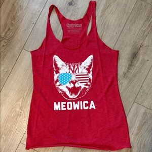 Tipsy Elves Red Cat Graphic Tank